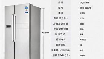 一般双门冰箱的尺寸_一般双门冰箱的尺寸大