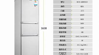 单扇冰箱尺寸_单扇冰箱尺寸多大合适_1